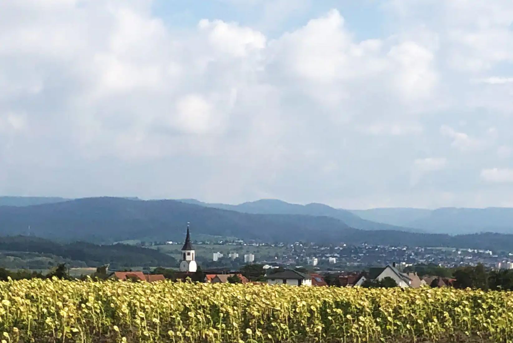 Blick auf Ostdorf und Balingen